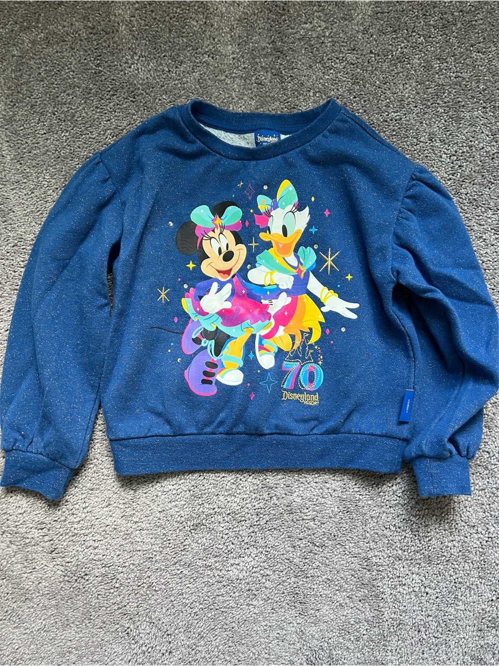Disneyland Resort Girls 70th Anniv. Sweatshirt